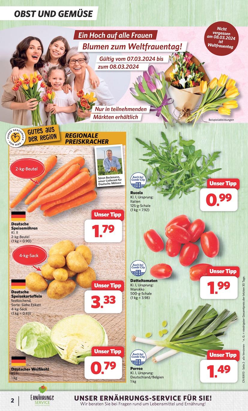 Combi Aktueller Prospekt ab Montag Seite 2