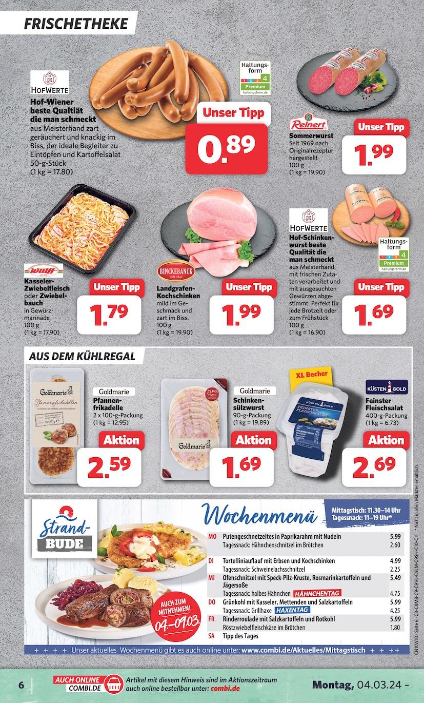 Combi Aktueller Prospekt ab Montag Seite 6