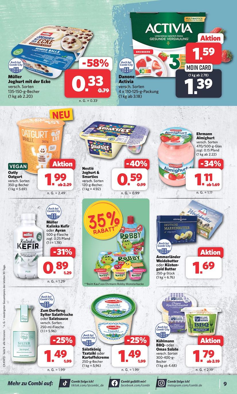 Combi Aktueller Prospekt ab Montag Seite 9
