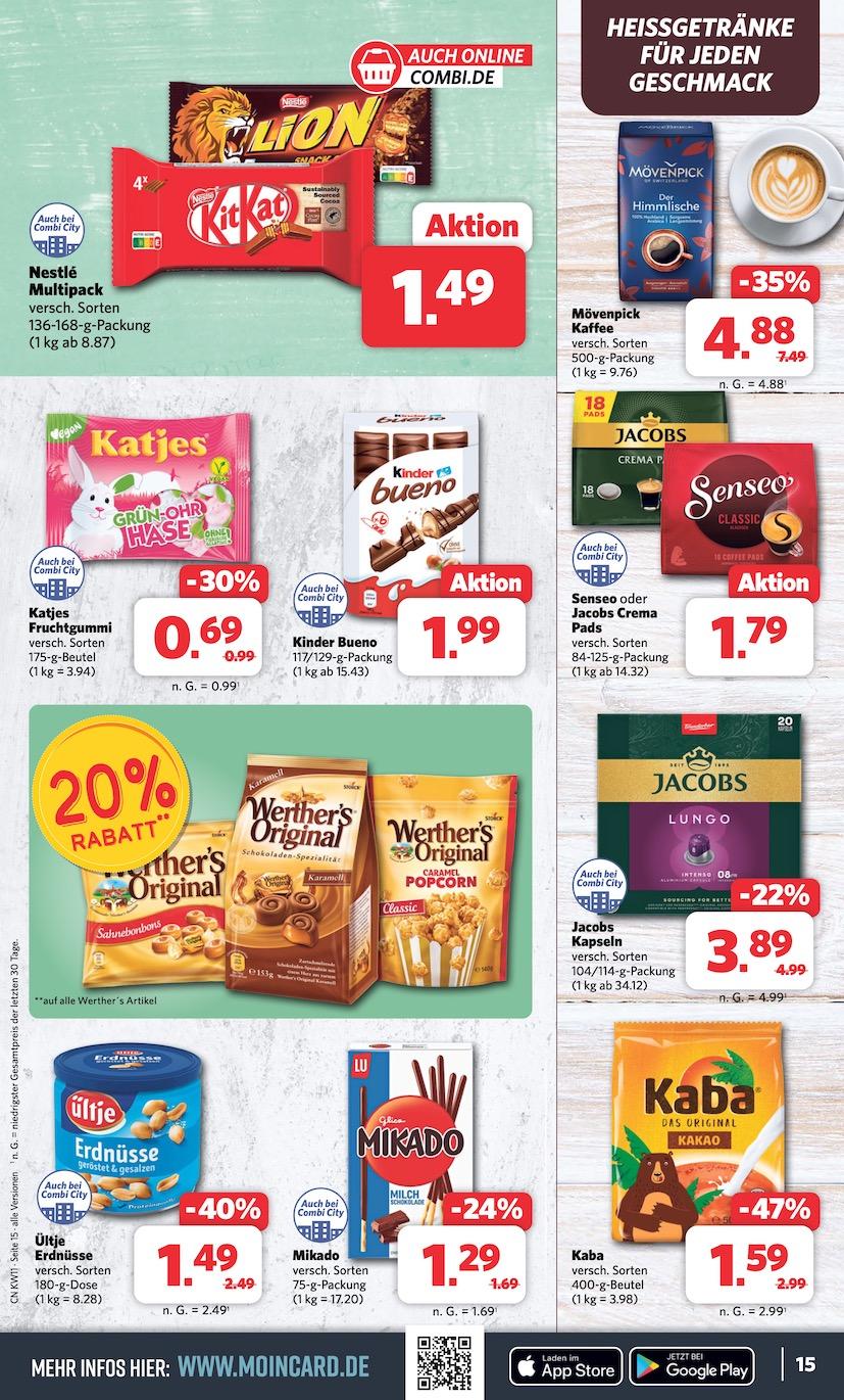 Combi Aktueller Prospekt ab Montag Seite 15