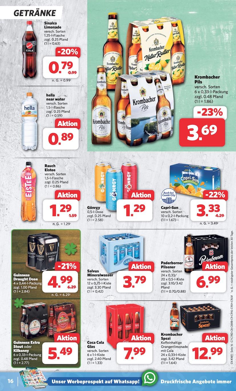 Combi Aktueller Prospekt ab Montag Seite 16