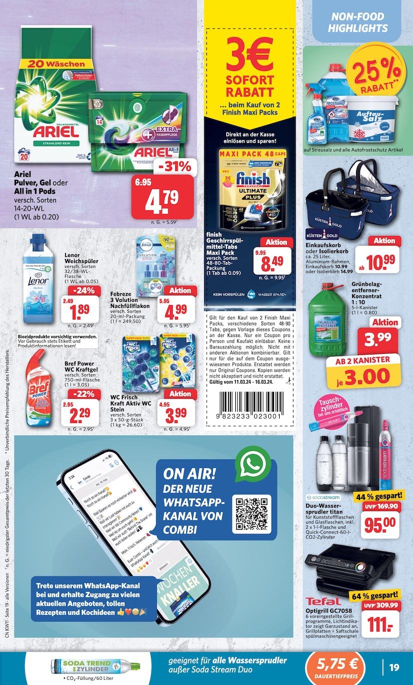 Combi Aktueller Prospekt ab Montag Seite 19