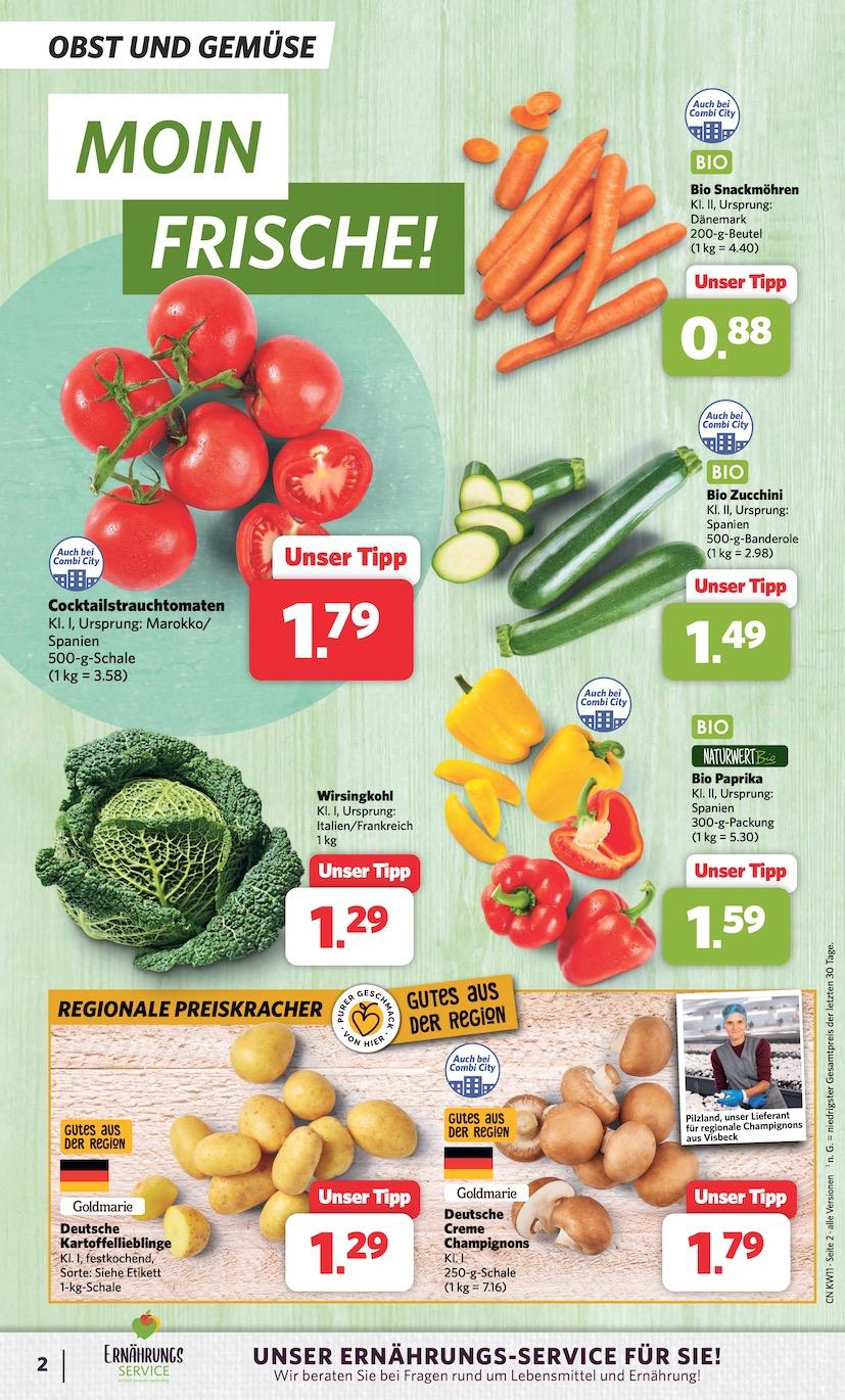 Combi Aktueller Prospekt ab Montag Seite 2