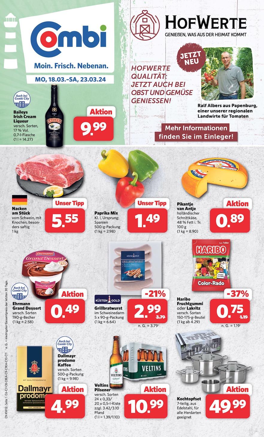 Combi Aktueller Prospekt ab Montag Seite 1