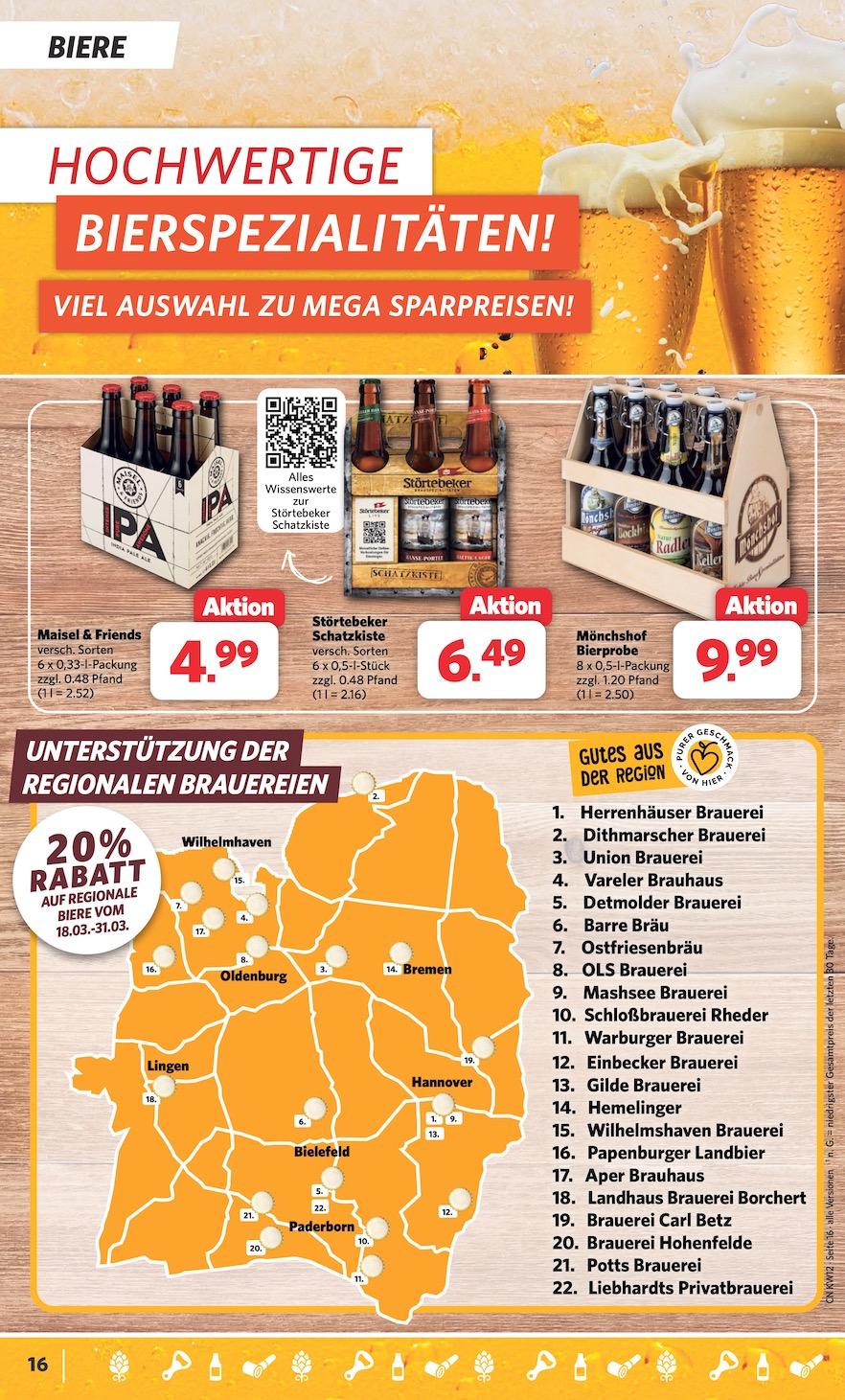 Combi Aktueller Prospekt ab Montag Seite 16