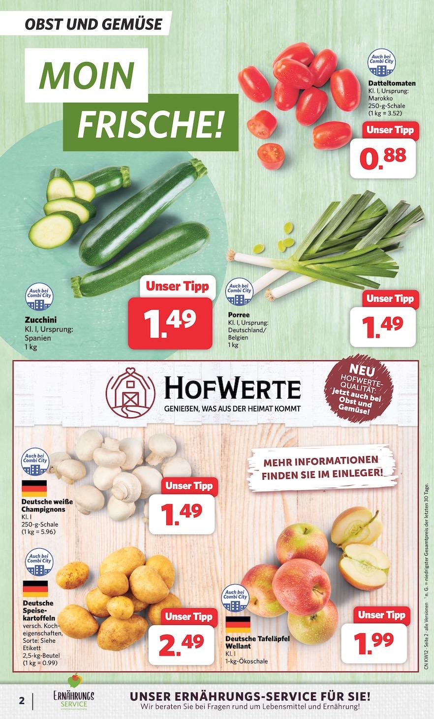 Combi Aktueller Prospekt ab Montag Seite 2