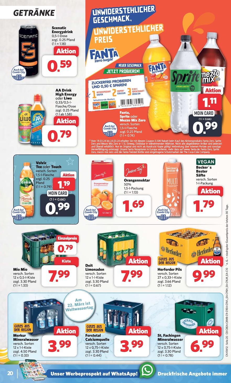 Combi Aktueller Prospekt ab Montag Seite 20