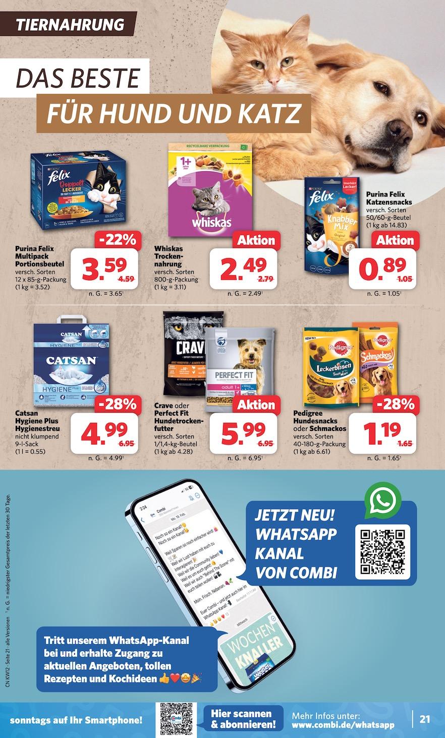 Combi Aktueller Prospekt ab Montag Seite 21