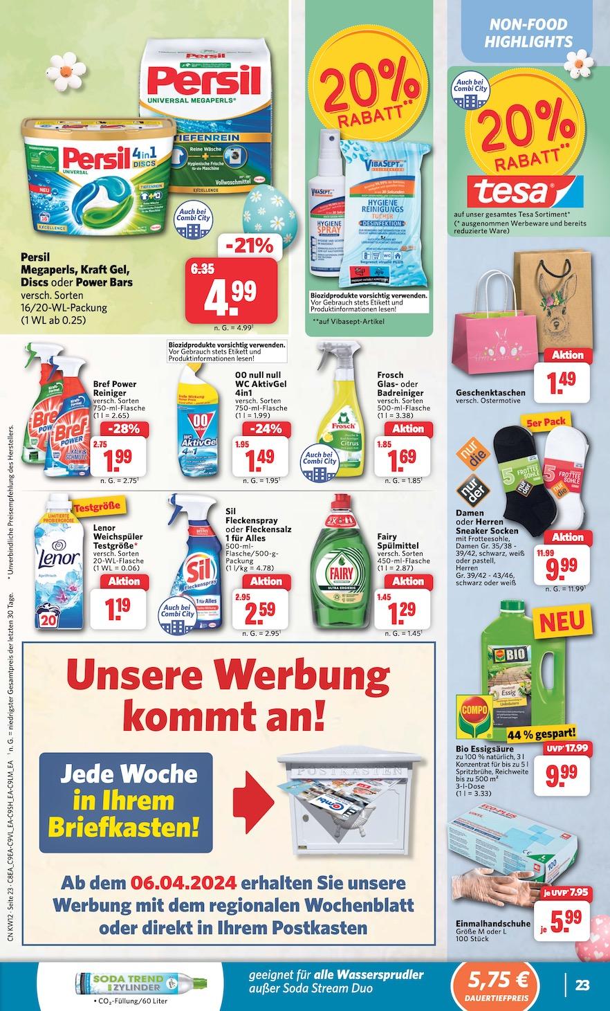 Combi Aktueller Prospekt ab Montag Seite 23