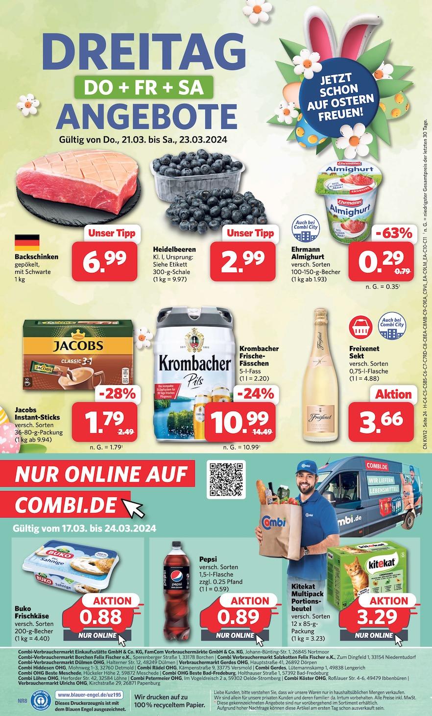 Combi Aktueller Prospekt ab Montag Seite 24