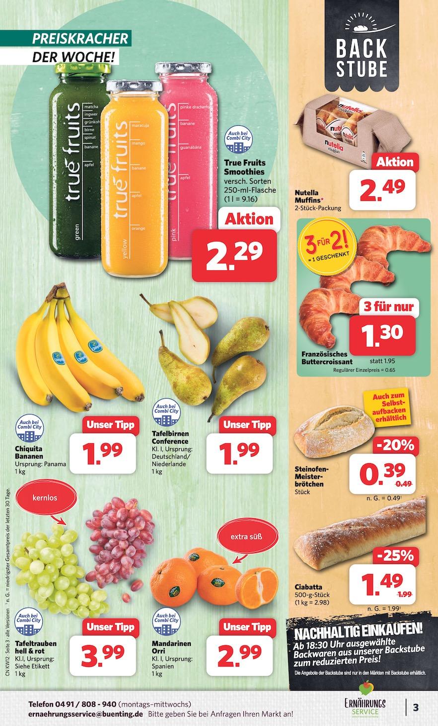 Combi Aktueller Prospekt ab Montag Seite 3