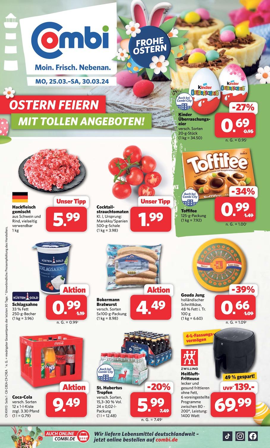 Combi Aktueller Prospekt ab Montag Seite 1