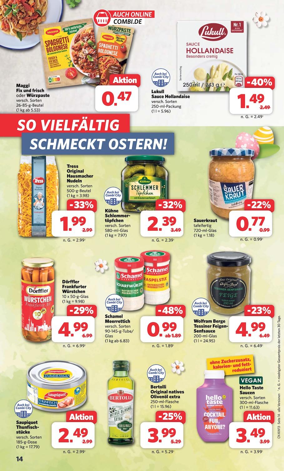Combi Aktueller Prospekt ab Montag Seite 15