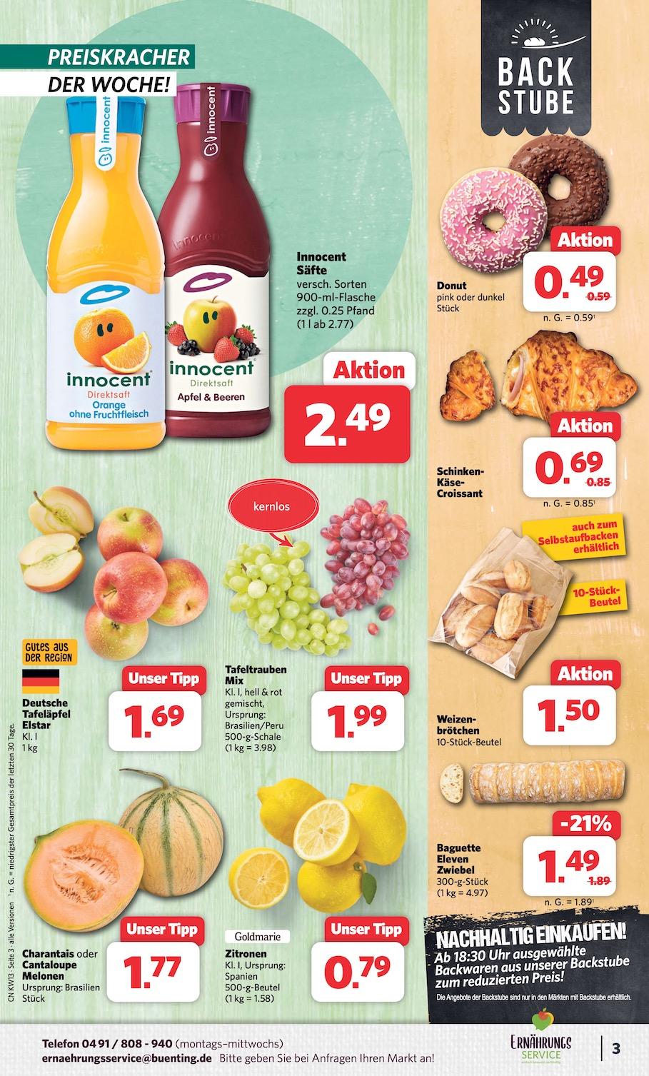 Combi Aktueller Prospekt ab Montag Seite 3