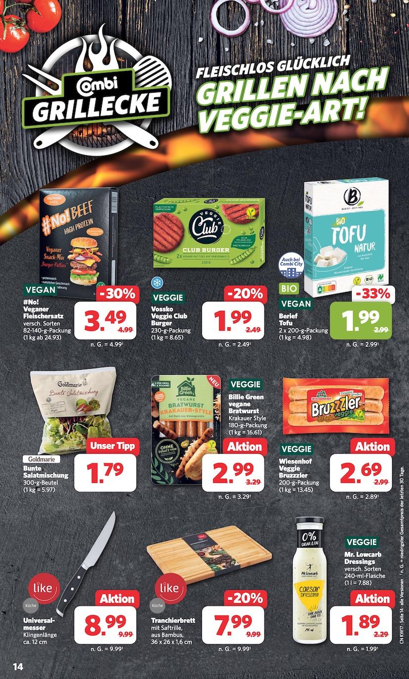 Combi Aktueller Prospekt ab Montag Seite 14