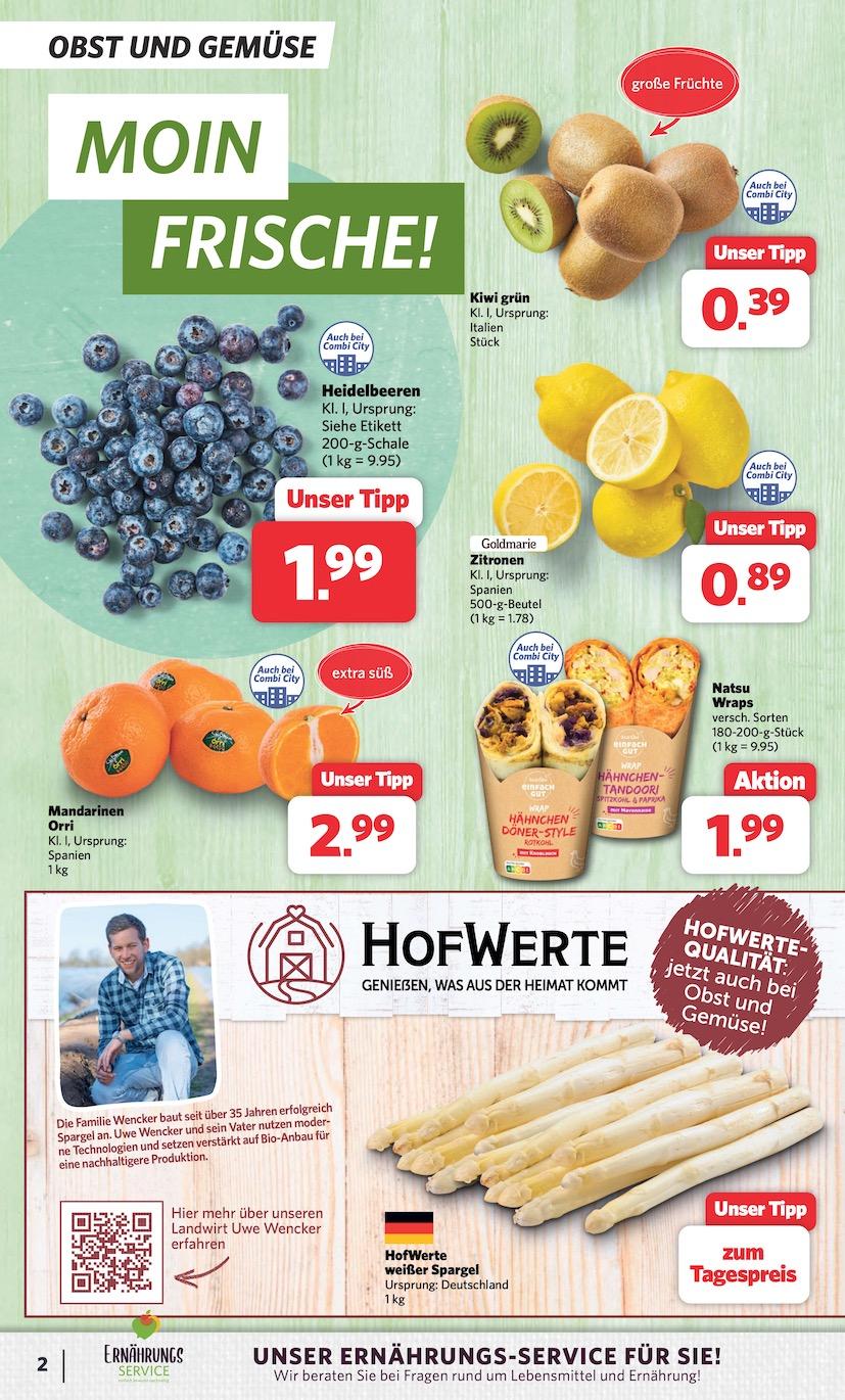 Combi Aktueller Prospekt ab Montag Seite 2
