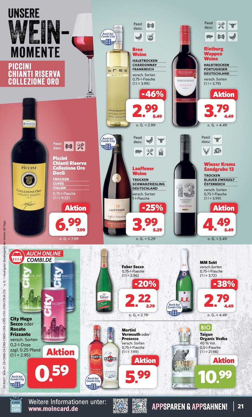 Combi Aktueller Prospekt ab Montag Seite 21
