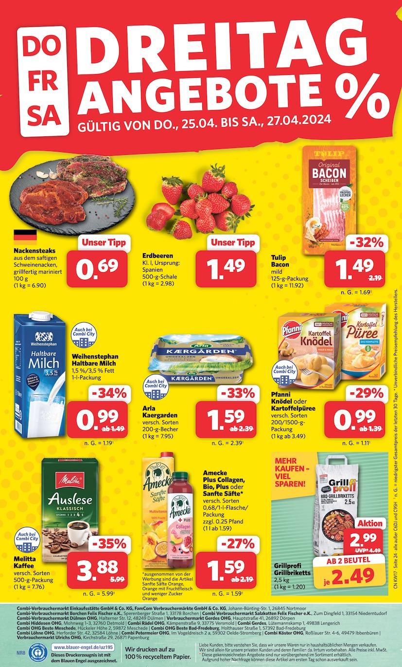 Combi Aktueller Prospekt ab Montag Seite 24