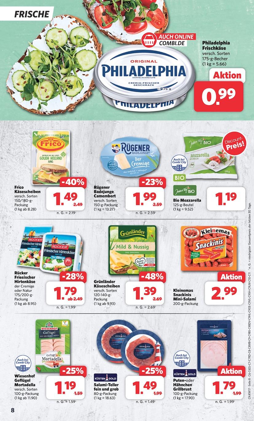Combi Aktueller Prospekt ab Montag Seite 8