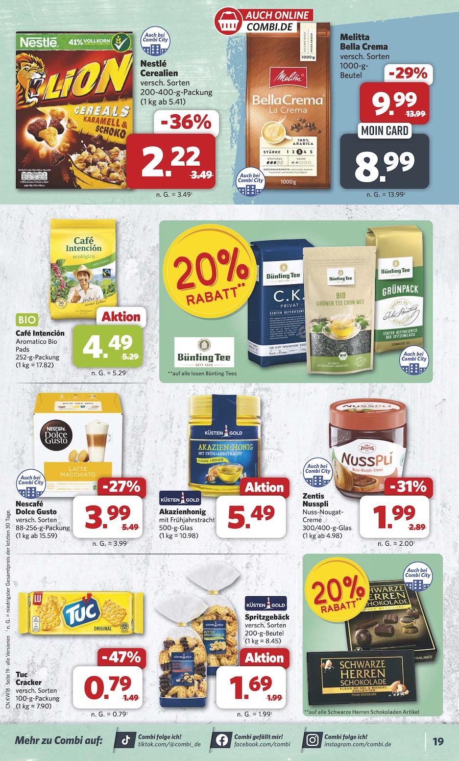 Combi Aktueller Prospekt ab Montag Seite 20