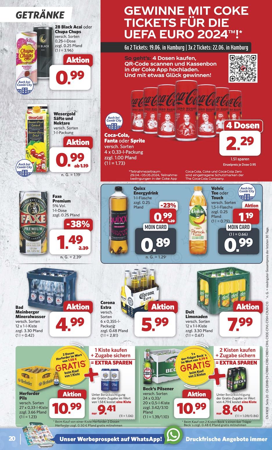 Combi Aktueller Prospekt ab Montag Seite 21