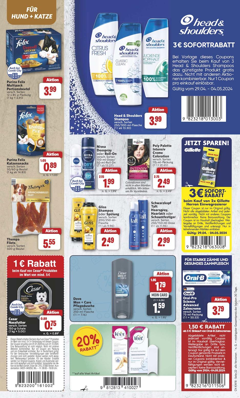 Combi Aktueller Prospekt ab Montag Seite 23