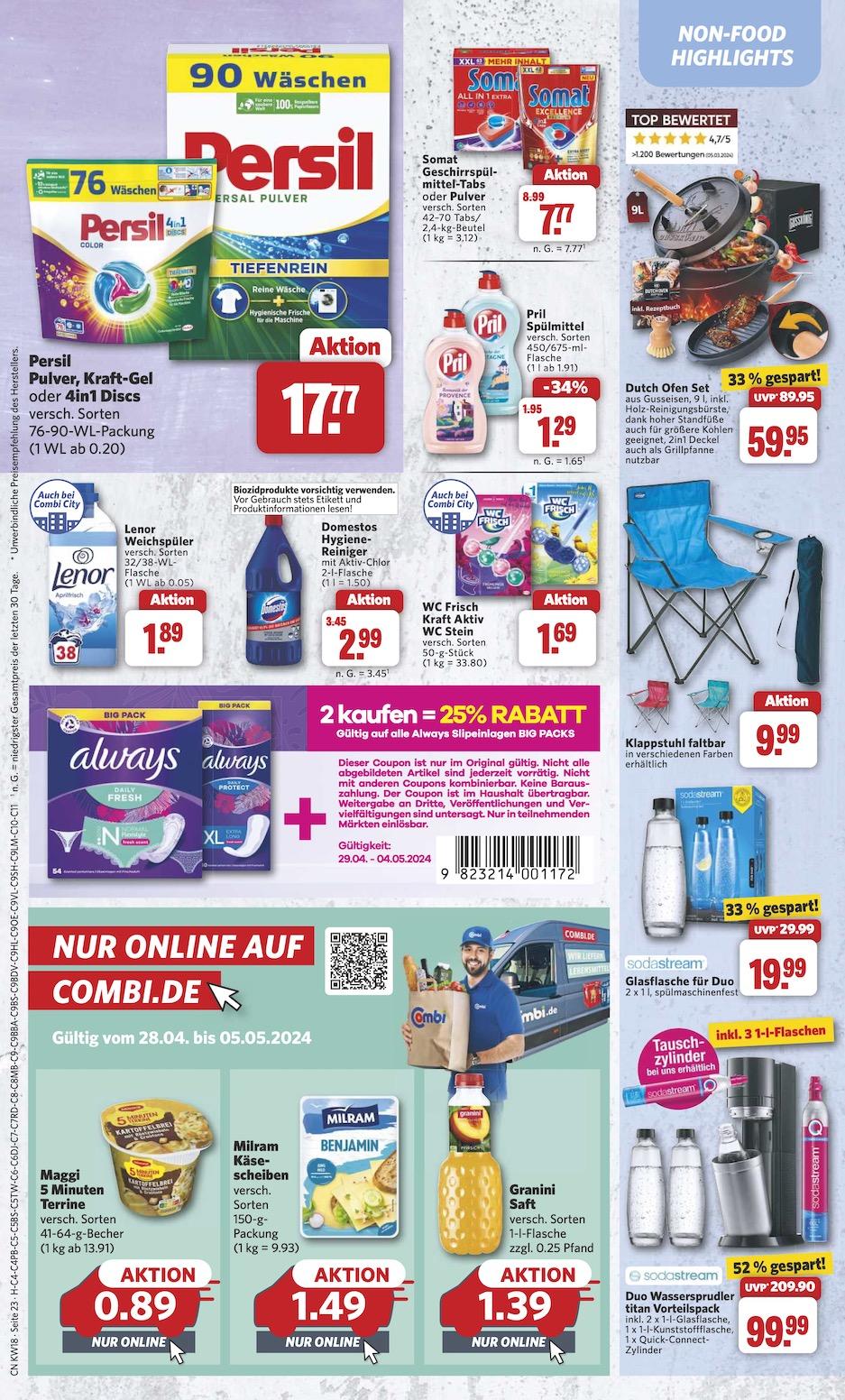 Combi Aktueller Prospekt ab Montag Seite 24