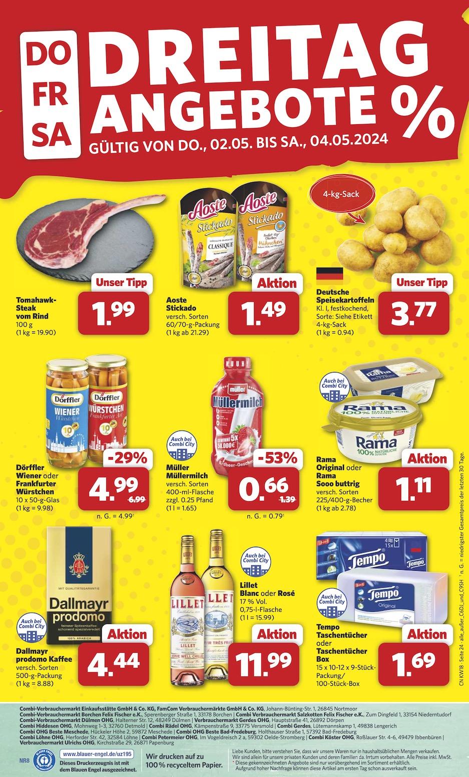 Combi Aktueller Prospekt ab Montag Seite 25