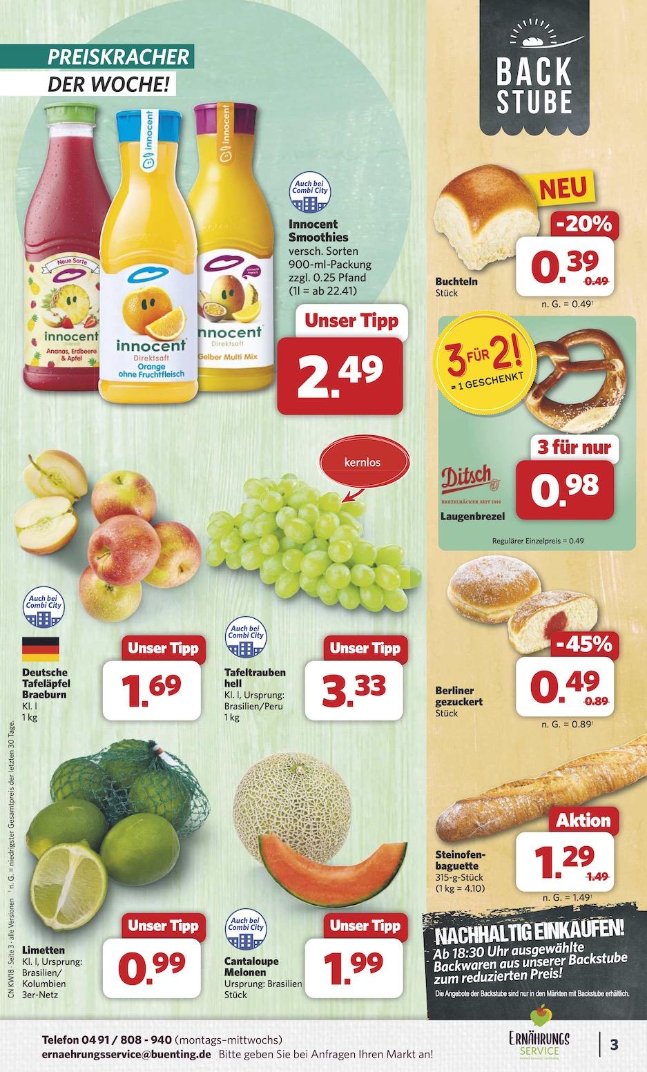 Combi Aktueller Prospekt ab Montag Seite 3