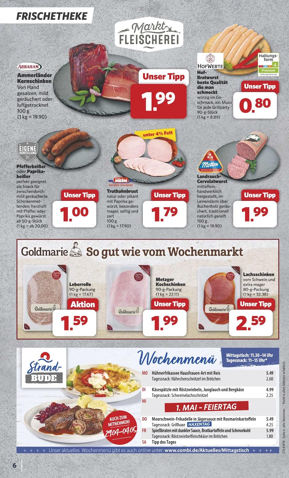 Combi Aktueller Prospekt ab Montag Seite 6