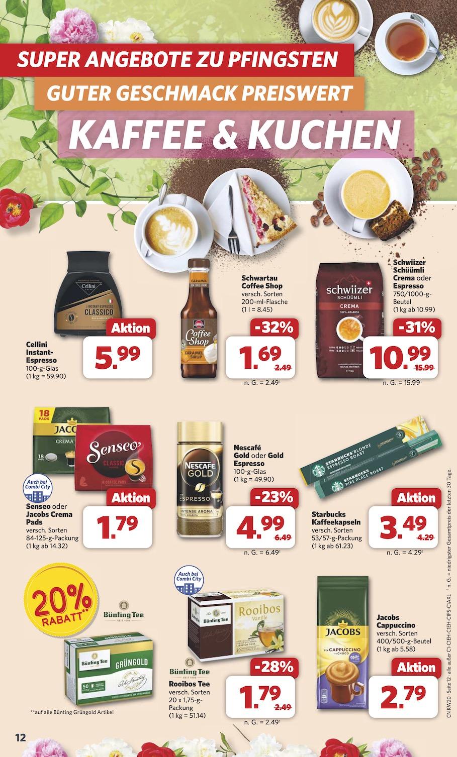 Combi Aktueller Prospekt ab Montag Seite 12