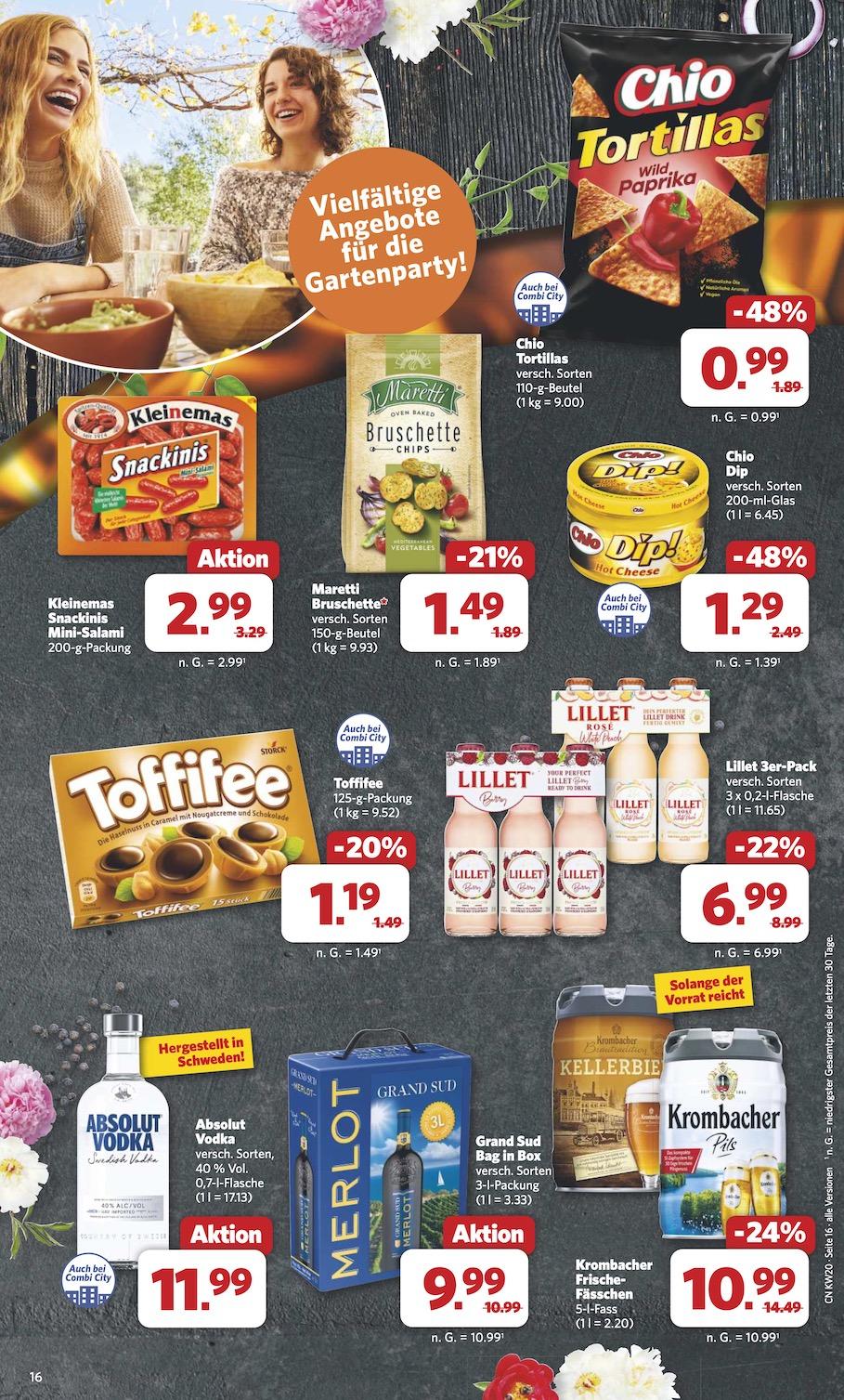 Combi Aktueller Prospekt ab Montag Seite 16