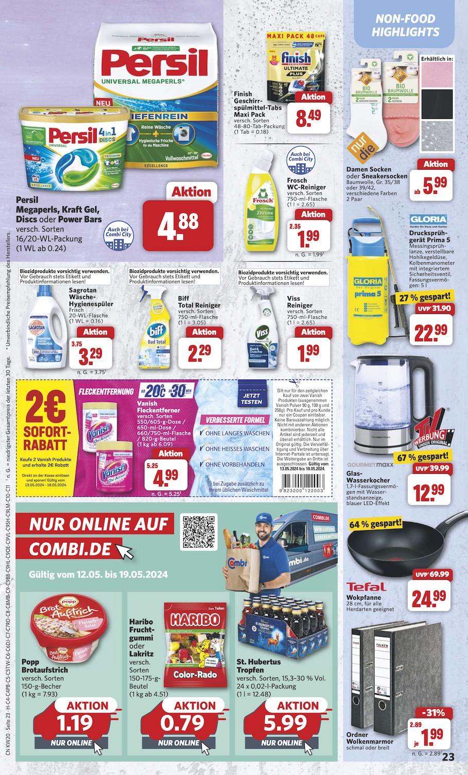 Combi Aktueller Prospekt ab Montag Seite 23