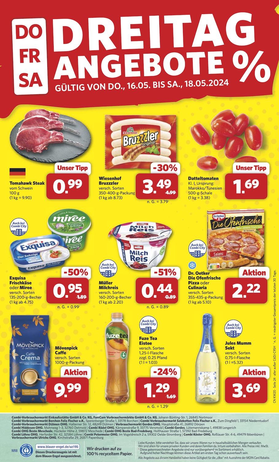 Combi Aktueller Prospekt ab Montag Seite 24