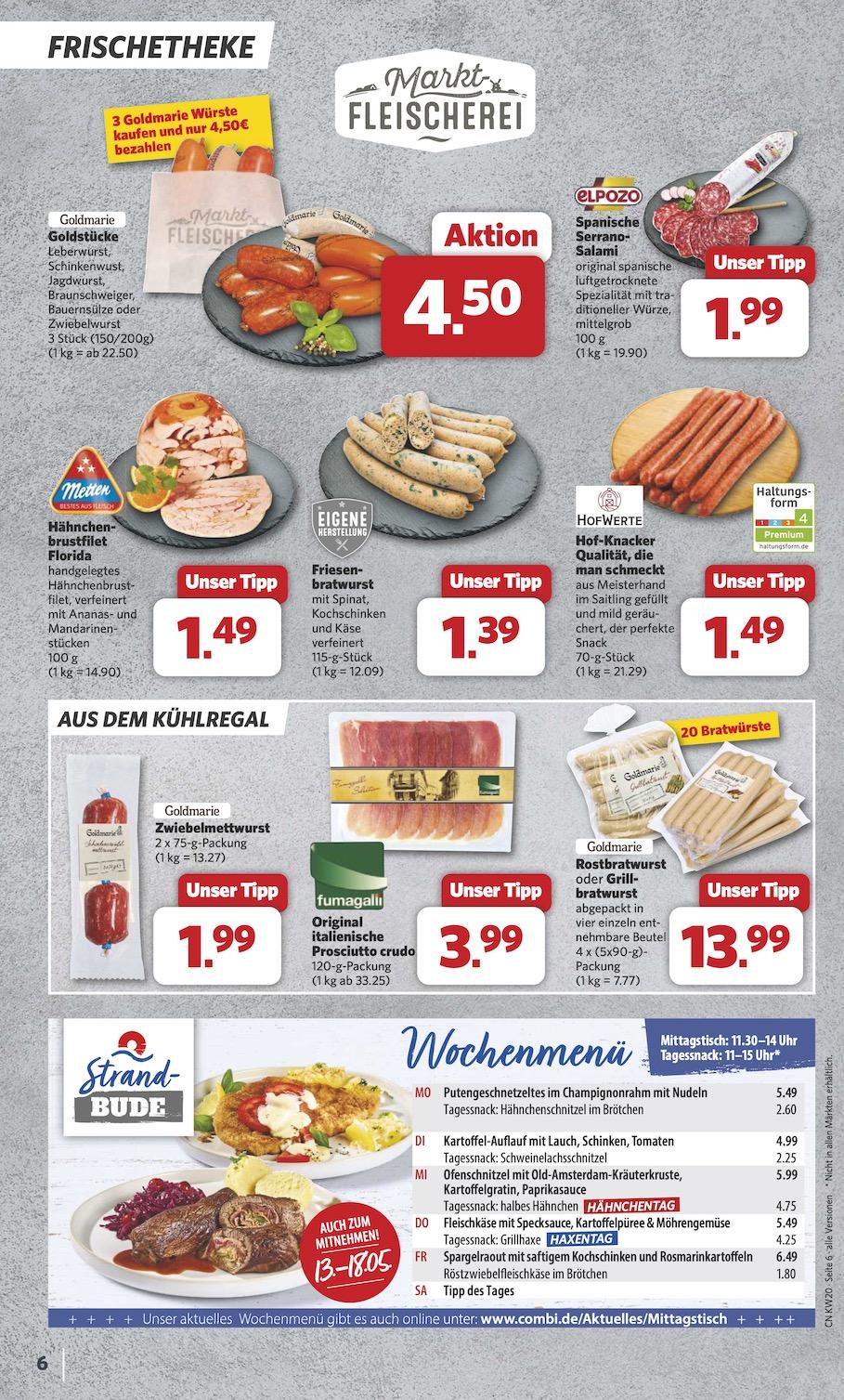 Combi Aktueller Prospekt ab Montag Seite 6