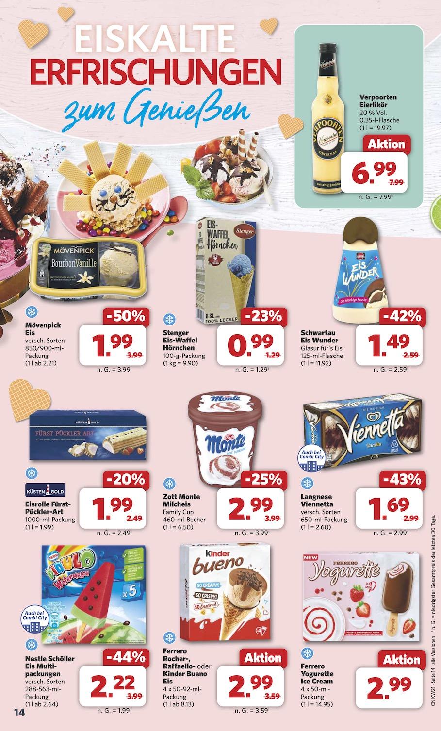Combi Aktueller Prospekt ab Montag Seite 14