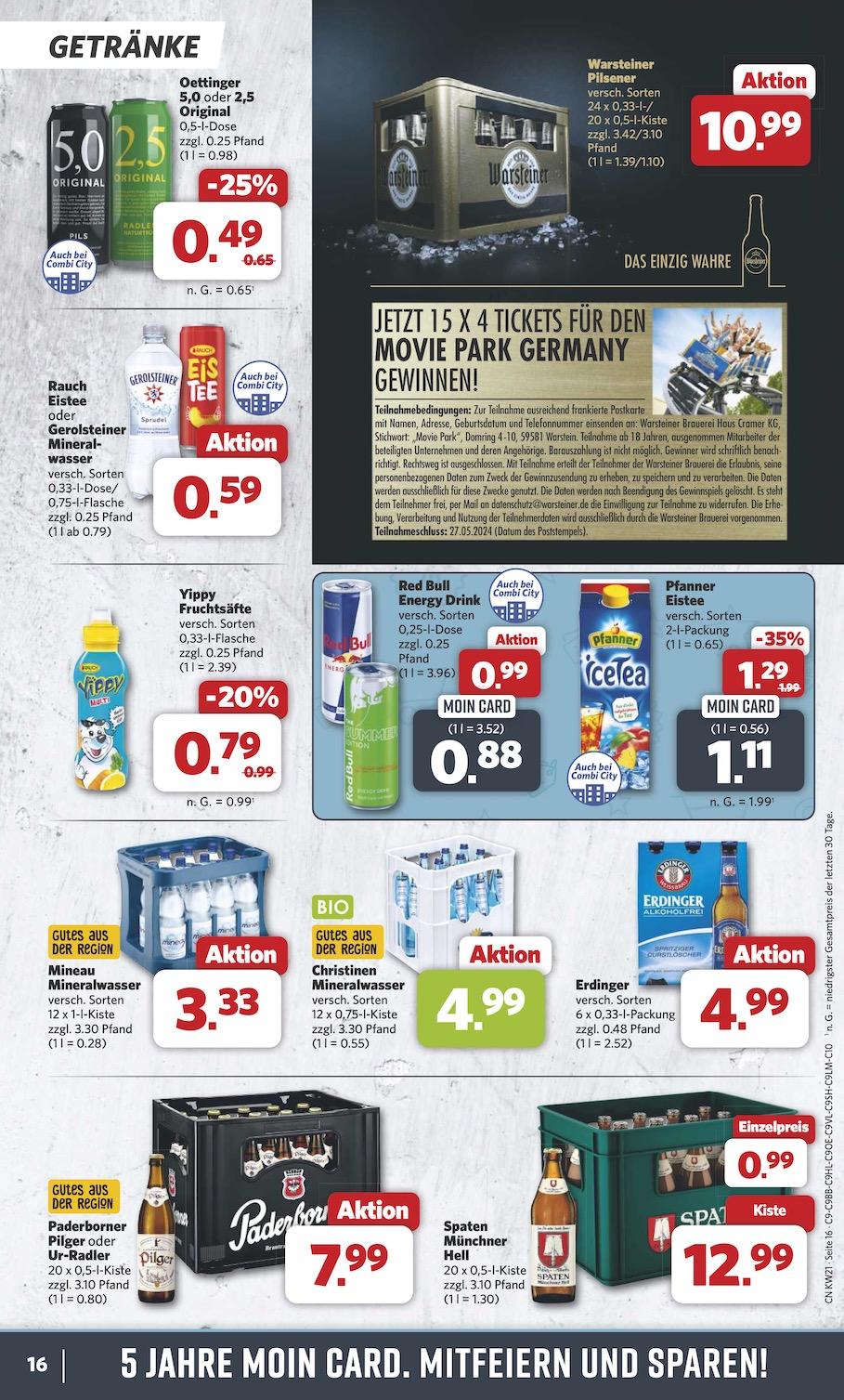 Combi Aktueller Prospekt ab Montag Seite 16