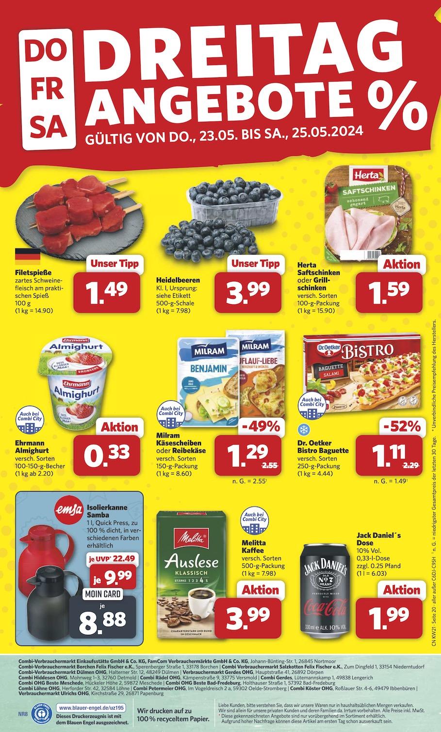 Combi Aktueller Prospekt ab Montag Seite 20