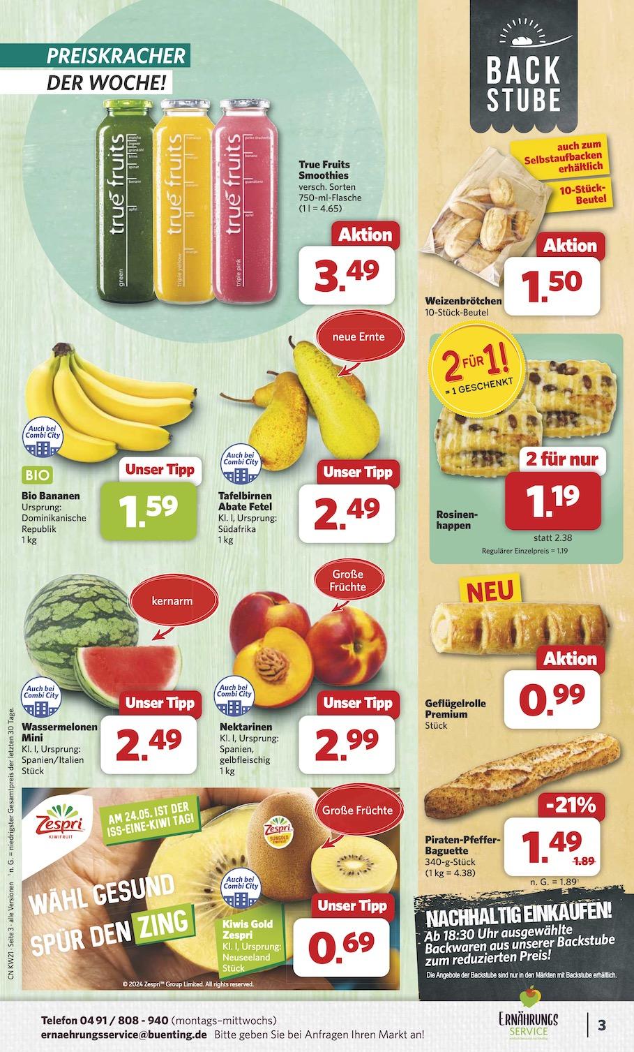 Combi Aktueller Prospekt ab Montag Seite 3