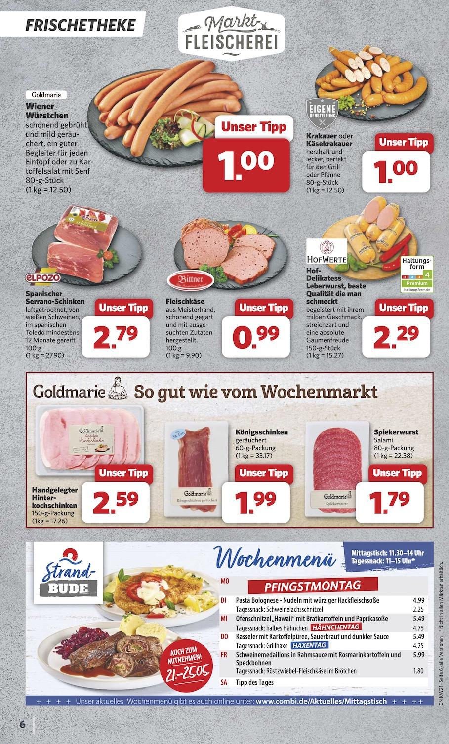 Combi Aktueller Prospekt ab Montag Seite 6