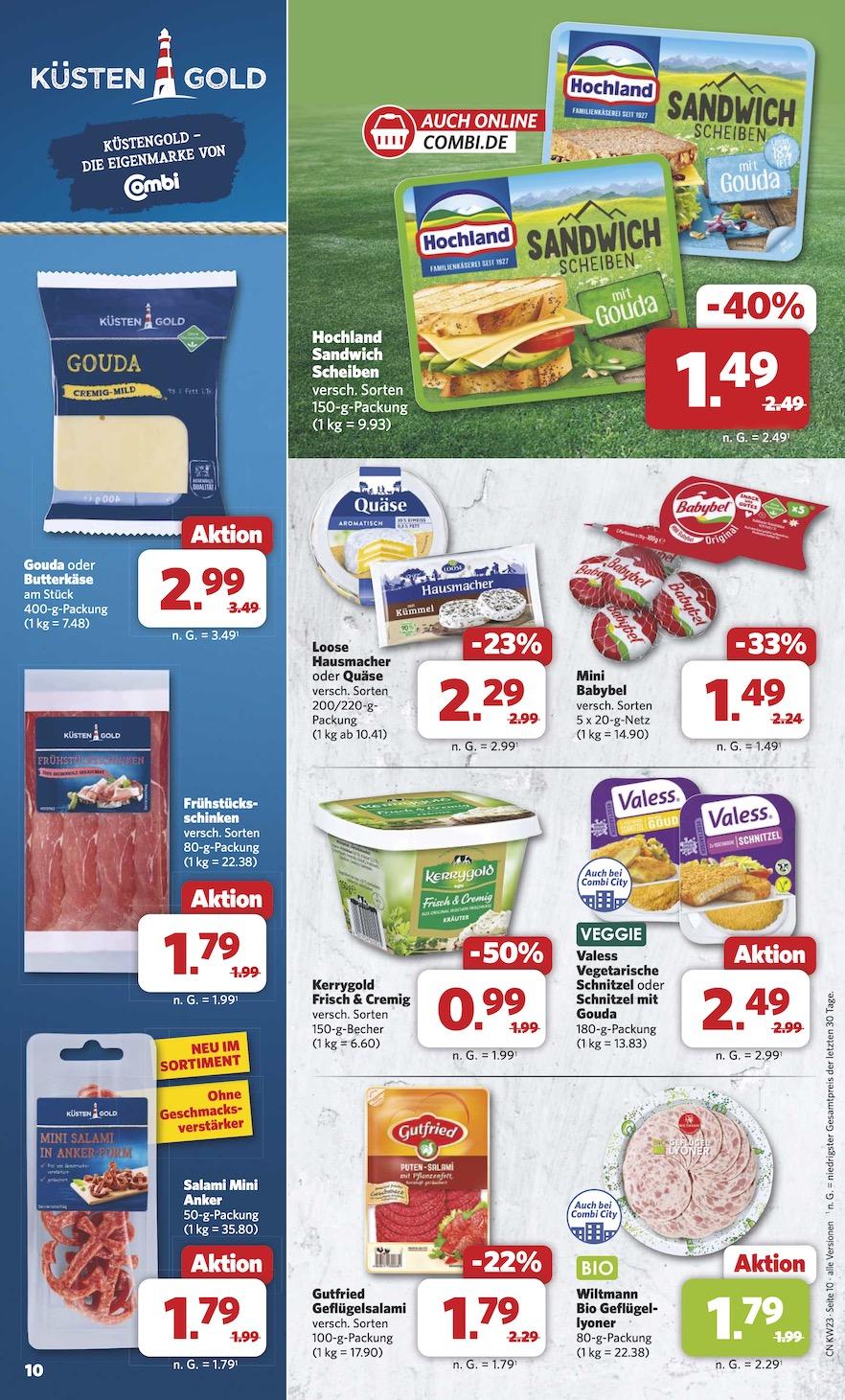Combi Aktueller Prospekt ab Montag Seite 10