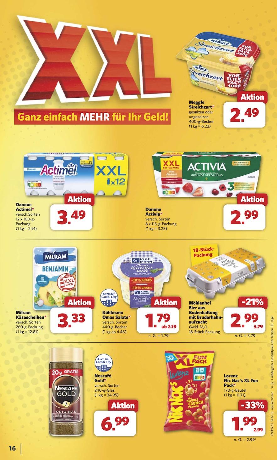 Combi Aktueller Prospekt ab Montag Seite 16