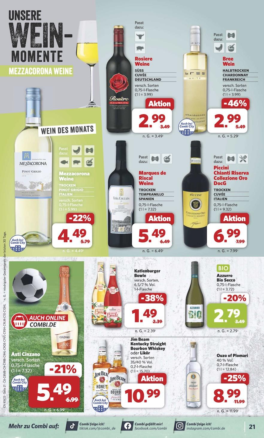 Combi Aktueller Prospekt ab Montag Seite 21