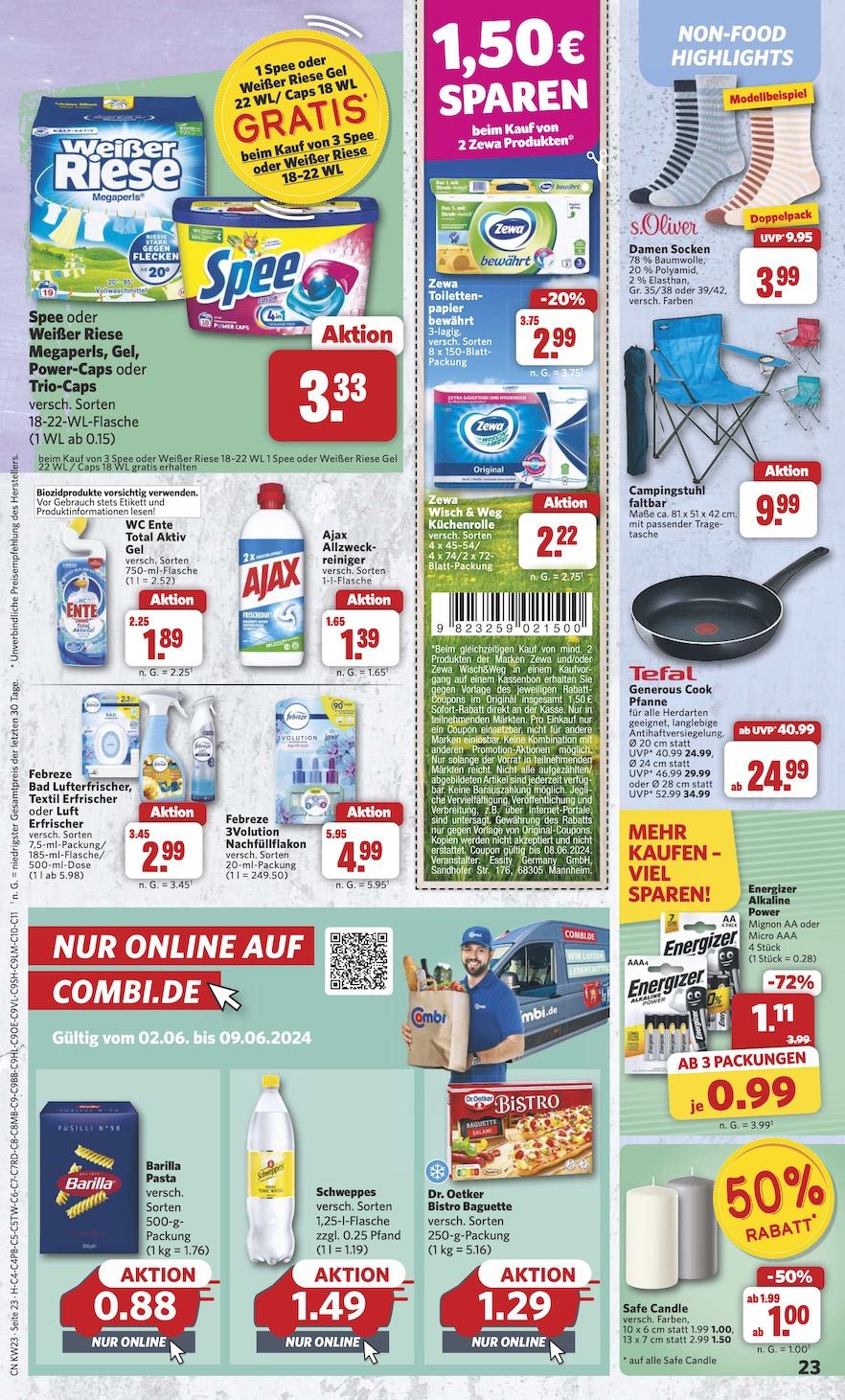 Combi Aktueller Prospekt ab Montag Seite 23