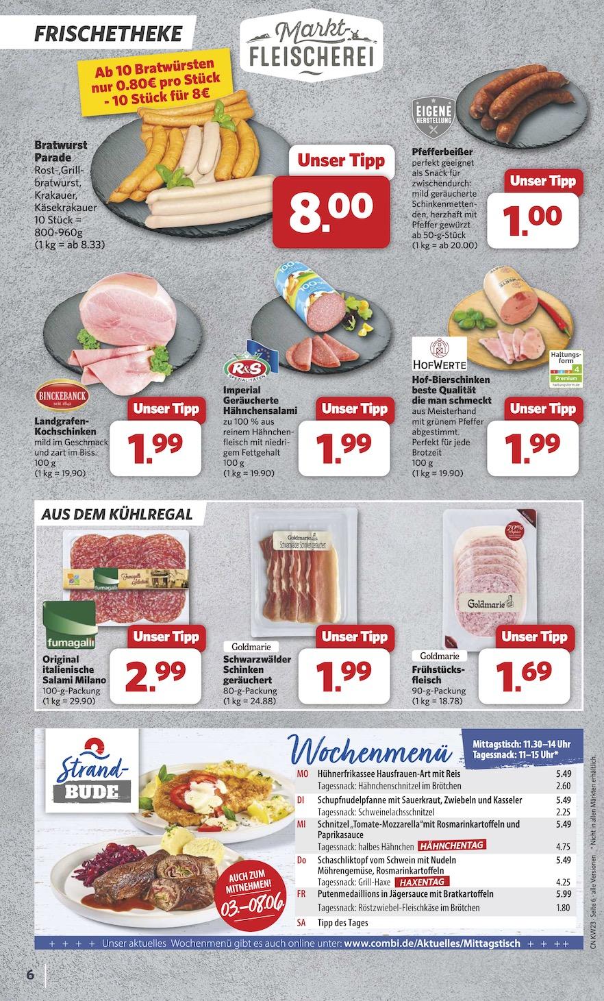 Combi Aktueller Prospekt ab Montag Seite 6