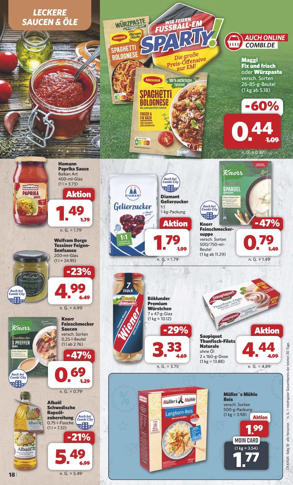 Combi Aktueller Prospekt ab Montag Seite 18