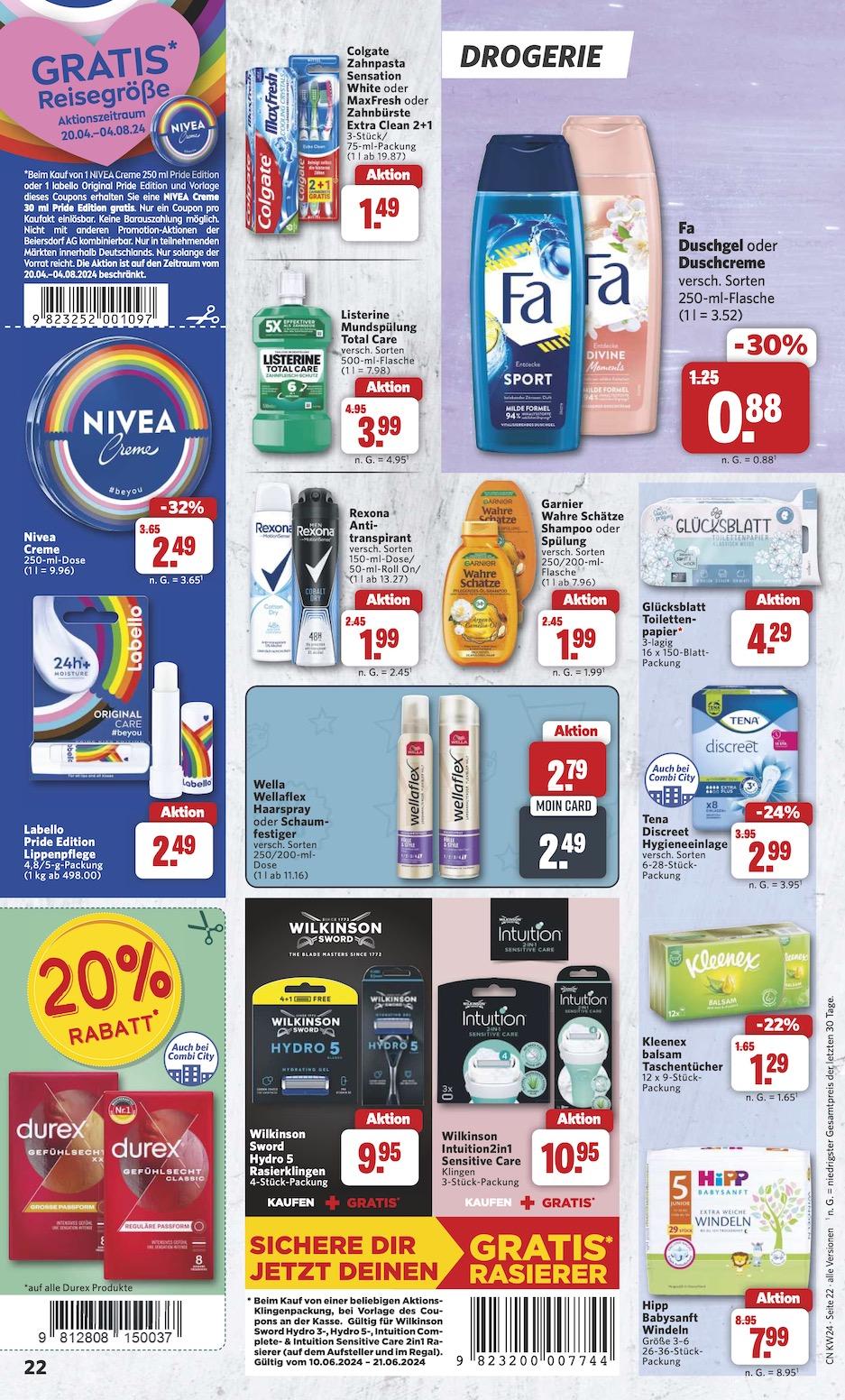 Combi Aktueller Prospekt ab Montag Seite 22