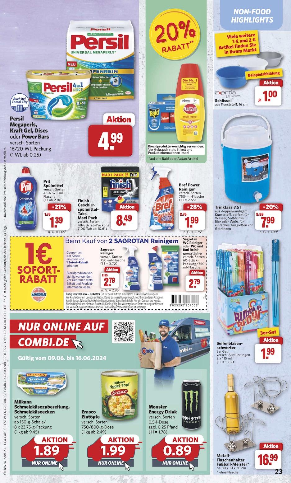 Combi Aktueller Prospekt ab Montag Seite 23