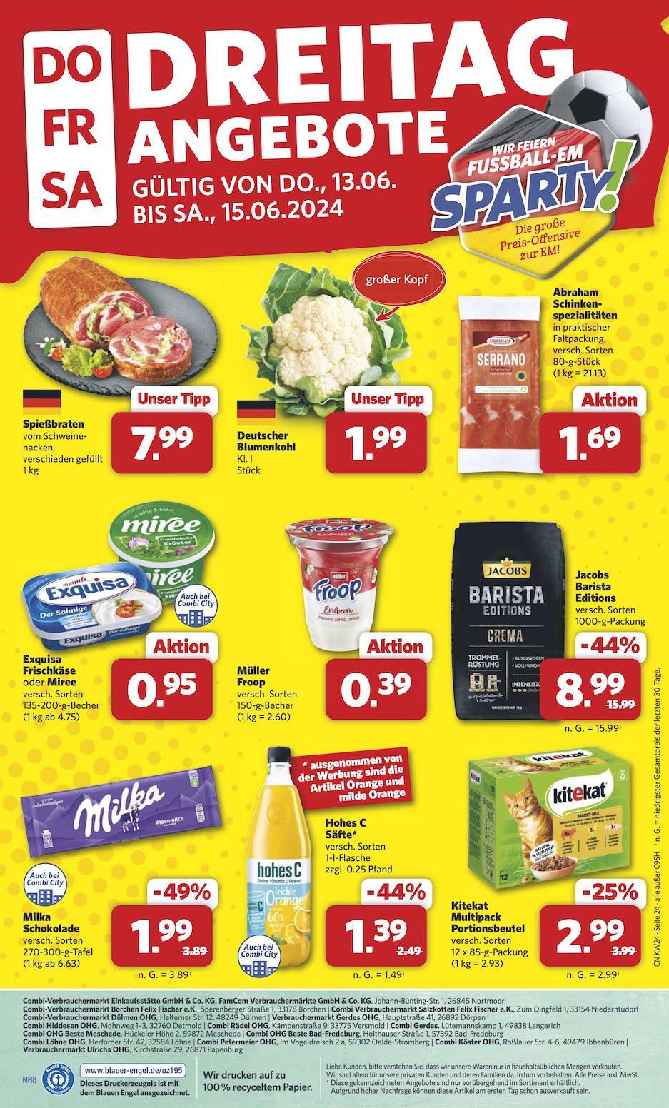 Combi Aktueller Prospekt ab Montag Seite 24