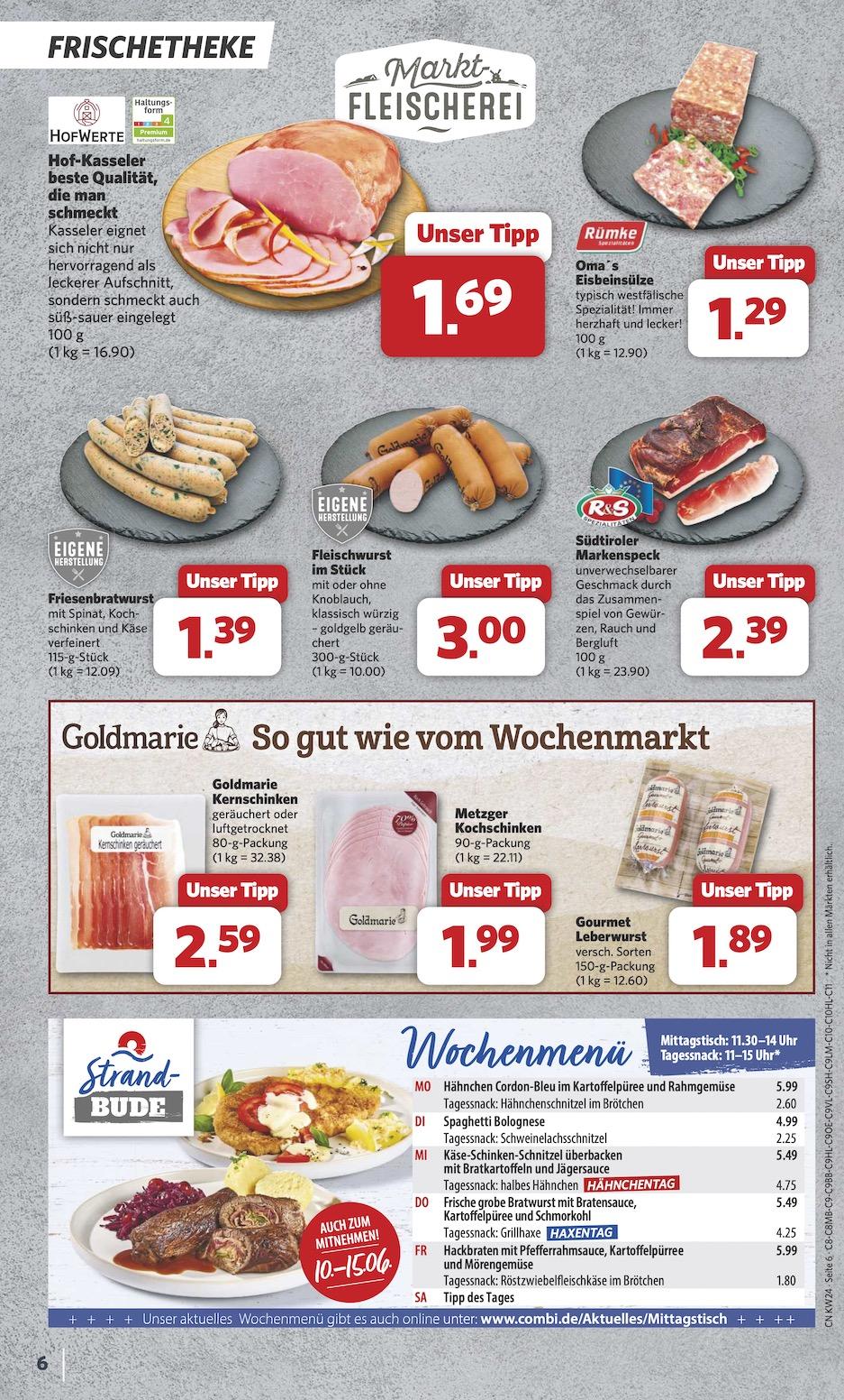 Combi Aktueller Prospekt ab Montag Seite 6